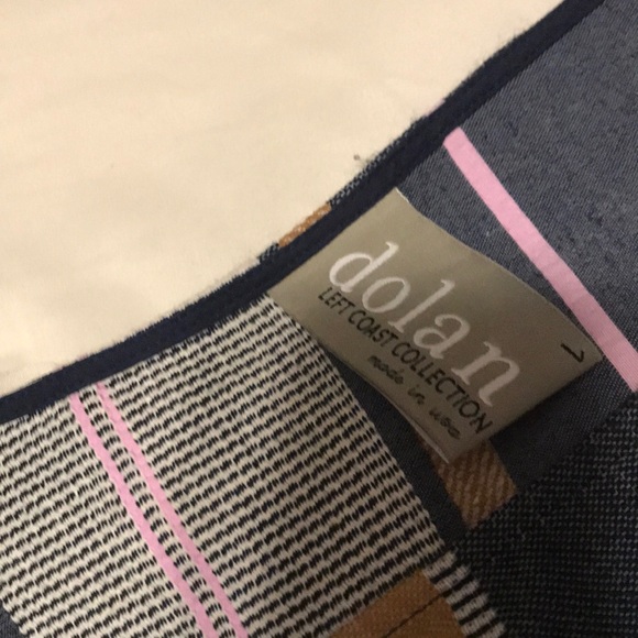 Anthropology Dolan size 1 blue/gray multi top - Picture 2 of 4